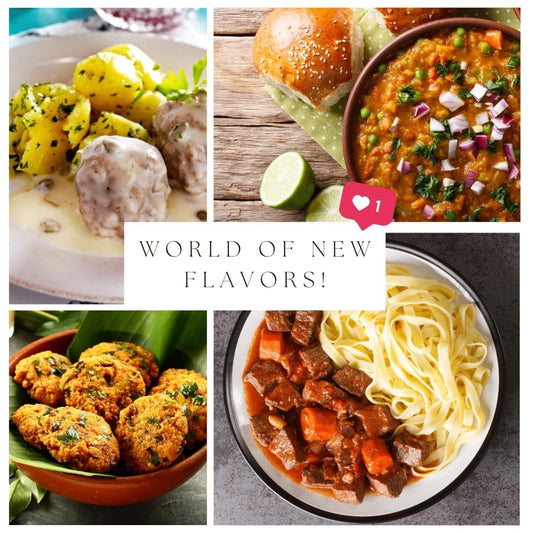 World of New Flavors! 🌍🍲